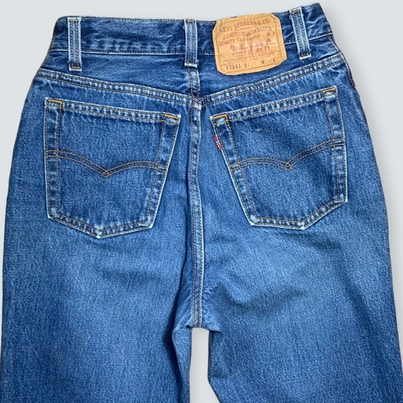 𝅺VINTAGE 80's Levis 501 Womens Mom High Rise Jeans Size 7 W 24” USA - Picture 1 of 16